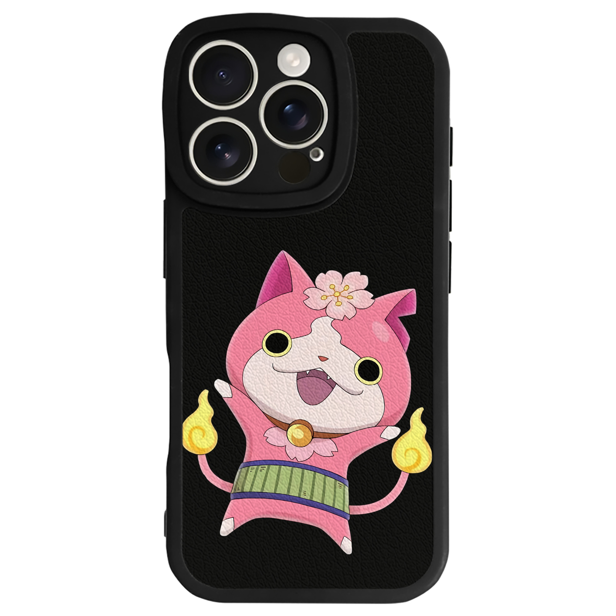 （画像用） 妖怪ウォッチ Yo-kai Watch 【iPhone 16シリーズ対応】シリコンスマホケース（レザー調） 材質：シリコン